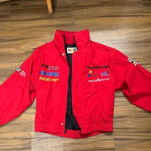 Vintage Cropped Racing Jacket | nascar jacket cropped fit